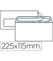 Sobre liderpapel n.6 blanco americano ventana izquierda 115x225 tira silicona open system caja de 500 unidades