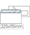 Sobre liderpapel n.4 blanco americano ventana derecha 115x225mm tira silicona open system caja de 500 unidades