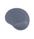 Alfombrilla para raton q connect con reposamunecas ergonomica de gel gris oscuro 262x225x25 mm