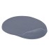 Alfombrilla para raton q connect con reposamunecas ergonomica de gel gris oscuro 262x225x25 mm