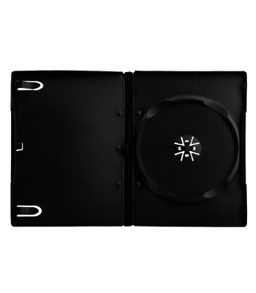 Caja dvd q connect con interior negro pack de 5 unidades