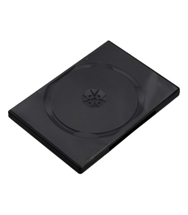 Caja dvd q connect con interior negro pack de 5 unidades