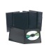 Caja dvd q connect con interior negro pack de 5 unidades