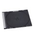 Caja de cd q connect slim con interior negro pack de 25 unidades