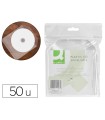 Sobre para cd q-connect polipropileno con solapa -pack de 50 unidades