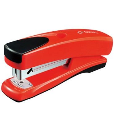 Grapadora q connect kf02150 metalica roja capacidad 20 hojas