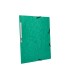 Carpeta q connect gomas kf02168 carton simil prespan solapas 320x243 mm verde