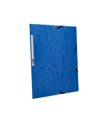 Carpeta q connect gomas kf02167 carton simil prespan solapas 320x243 mm azul