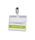 Identificador con pinza q connect kf01562 60x90 mm cerrada