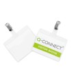 Identificador con pinza q-connect kf01560 60x90 mm con apertura superior