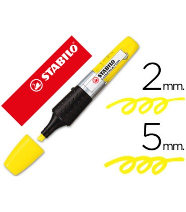 Rotulador stabilo boss luminator amarillo tinta luquida