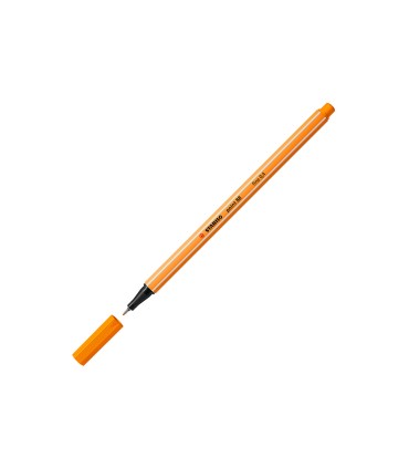 Rotulador stabilo punta de fibra point 88 naranja 04 mm