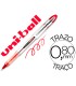 Rotulador uni ball roller ub 200 vision rojo 08 mm unidad