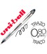 Rotulador uni ball roller ub 200 vision negro 08 mm unidad