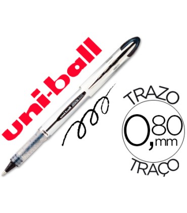 Rotulador uni ball roller ub 200 vision negro 08 mm unidad