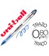 Rotulador uni ball roller ub 200 vision azul 08 mm unidad