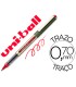 Rotulador uni ball roller ub 157 rojo 07 mm unidad