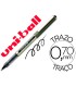 Rotulador uni ball roller ub 157 negro 07 mm unidad