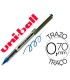 Rotulador uni ball roller ub 157 azul 07 mm unidad