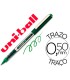 Rotulador uni ball roller ub 150 micro eye verde 05 mm unidad