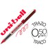 Rotulador uni ball roller ub 150 micro eye rojo 05 mm unidad