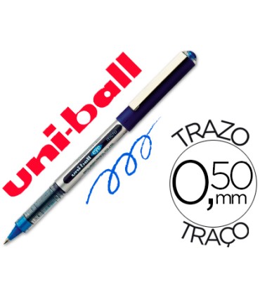 Rotulador uni ball roller ub 150 micro eye azul 05 mm unidad