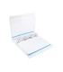 Carpeta canguro 4 anillas mixtas 40mm liderpapel a4 plastico blanca