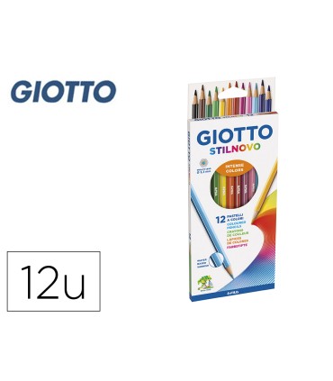 Lapices de colores giotto stilnovo 12 colores unidad