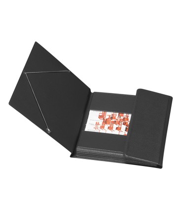 Carpeta gomas solapas plastico saro cuarto negro