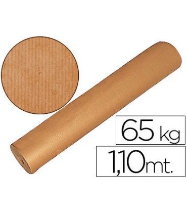 Papel kraft marron bobina 110 mt de altura 60 65 kg longitud 812 mt