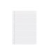 Recambio liderpapel cuarto 100 hojas 60g m2 horizontal con margen 6 taladros