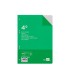 Recambio liderpapel cuarto 100 hojas 60g m2 horizontal con margen 6 taladros