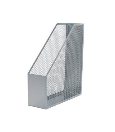 Revistero metalico q connect rejilla gxa29 gris 87x295x250 mm