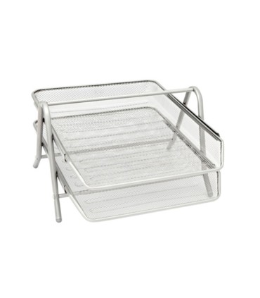 Bandeja sobremesa metalica q connect rejilla gxa100 plata2 bandejas movibles 300x185x 350 mm