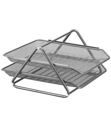 Bandeja sobremesa metalica q connect rejilla gxa100 plata2 bandejas movibles 300x185x 350 mm