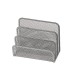 Soporte para cartas q connect metalico rejilla gris 170x135x83 mm