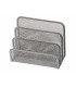 Soporte para cartas q connect metalico rejilla gris 170x135x83 mm