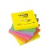 Bloc de notas adhesivas quita y pon post it 76x76 mm z notesultra intenso pack de 6 blocs surtido