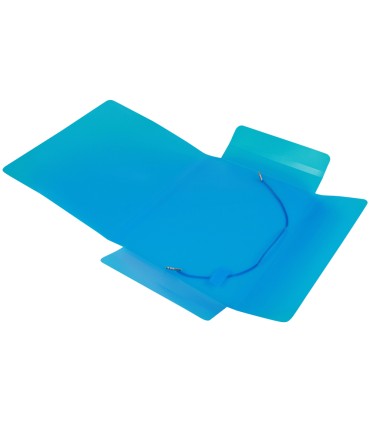 Carpeta liderpapel gomas solapas 34972 polipropileno din a5 azul