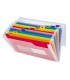 Carpeta liderpapel clasificador fuelle 42159 polipropileno a4 tte 2 huecos tarjetas spectrafile 13 dpto