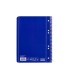 Cuaderno espiral liderpapel a5 micro serie azul tapa blanda 80h 75 gr horizontal 6 taladros azul