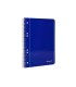 Cuaderno espiral liderpapel a5 micro serie azul tapa blanda 80h 75 gr horizontal 6 taladros azul