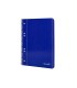 Cuaderno espiral liderpapel a5 micro serie azul tapa blanda 80h 75 gr horizontal 6 taladros azul