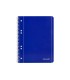 Cuaderno espiral liderpapel a5 micro serie azul tapa blanda 80h 75 gr horizontal 6 taladros azul