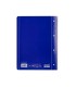 Cuaderno espiral liderpapel a4 micro serie azul tapa blanda 80h 80 gr horizontal con margen 4 taladros azul