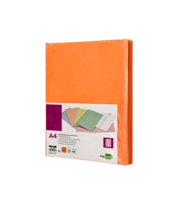 Subcarpeta liderpapel a4 naranja intenso 180g m2