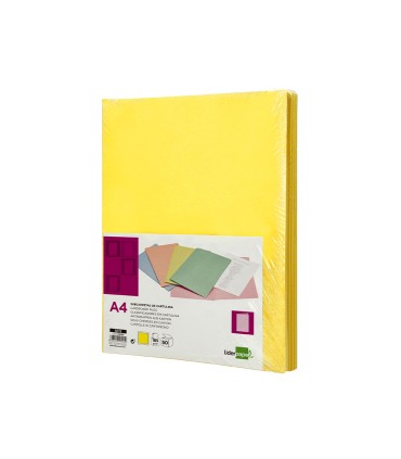 Subcarpeta liderpapel din a4 amarillo intenso 180g m2