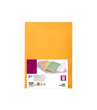 Subcarpeta liderpapel folio naranja intenso 180g m2