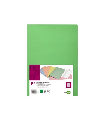 Subcarpeta liderpapel folio verde intenso 180g m2