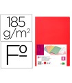 Subcarpeta liderpapel folio rojo intenso 180g/m2